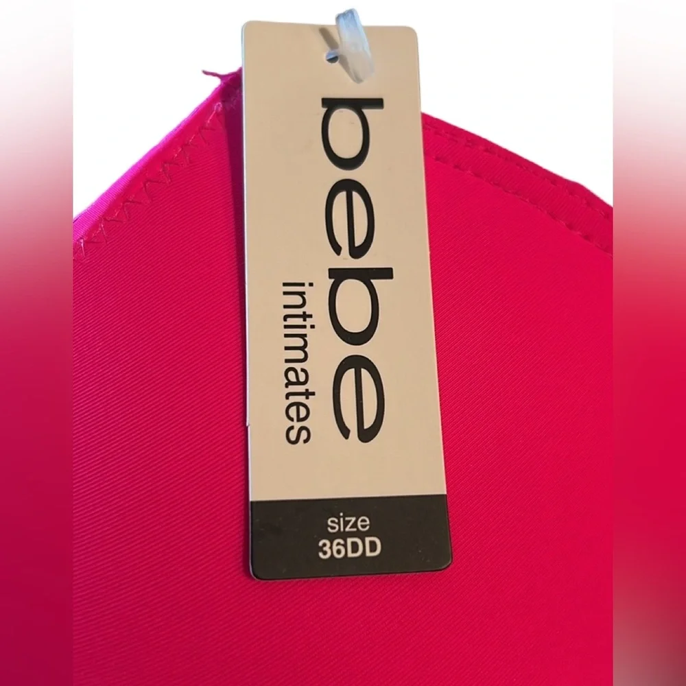 bebe intimates NWT Size 36DD Pink and White Gentle Lift Full Cover Bras (I003) - Picture 13 of 14